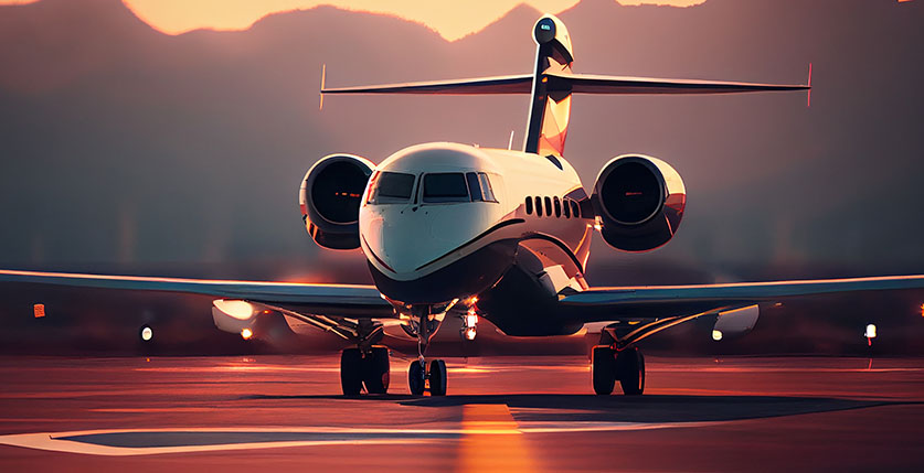 Find the best places to travel by private jet