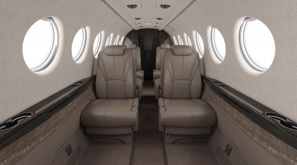 Turboprop interior