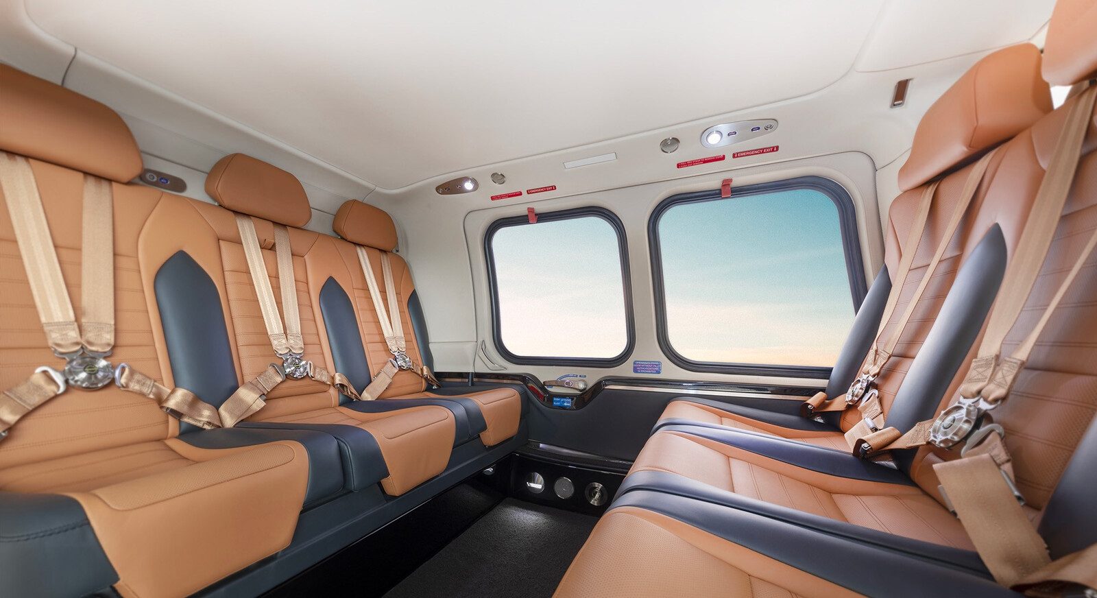 Helicopter interior