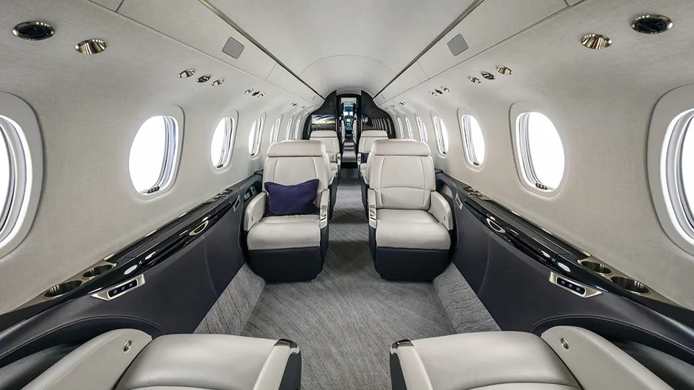 Midsize Jet interior